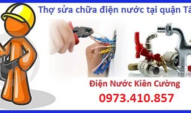 sửa chữa điện nước tại quận Tây Hồ