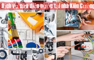 Dịch vụ sửa chữa điện nước tại Hà Nội Kiên Cường