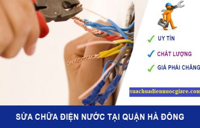 sửa chữa điện nước tại hà đông