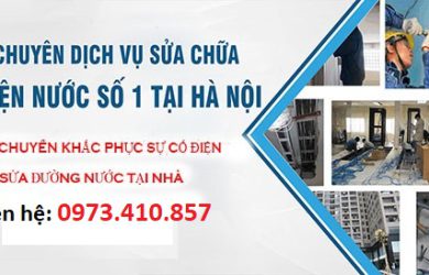 SỬA ĐIỆN NƯỚC TẠI NHÀ