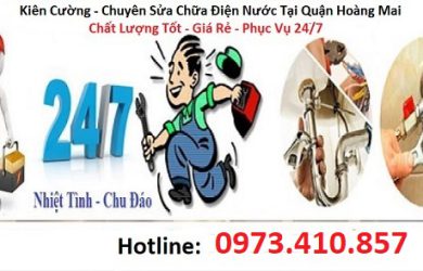 sửa chữa điện nước tại hoàng mai