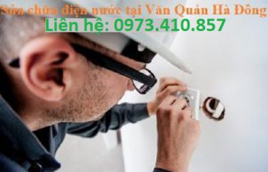 sửa điện nước tại hà đông